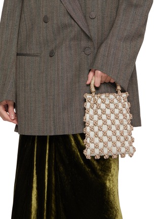 Figure View - Click To Enlarge - ROSANTICA - Nodi Lilia Strass Net Tote