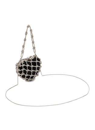 Detail View - Click To Enlarge - ROSANTICA - Selene Capri Crystal Embellished Strass Net Clutch
