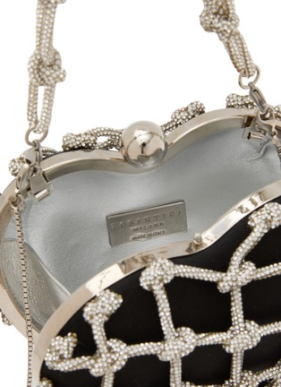 Detail View - Click To Enlarge - ROSANTICA - Selene Capri Crystal Embellished Strass Net Clutch