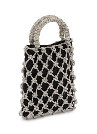 Detail View - Click To Enlarge - ROSANTICA - Nodi Lilia Crystal Strass Net Tote