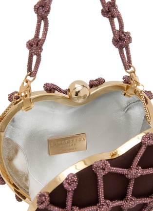 Detail View - Click To Enlarge - ROSANTICA - Selene Capri Crystal Embellished Strass Net Clutch