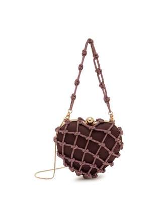 Main View - Click To Enlarge Main View - Click To Enlarge - ROSANTICA - Selene Capri Crystal Embellished Strass Net Clutch