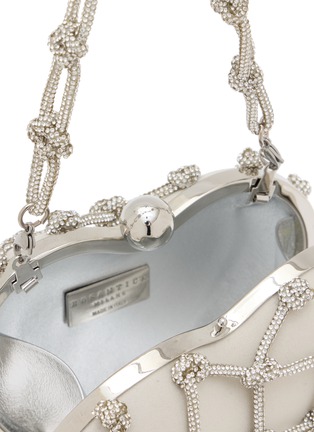Detail View - Click To Enlarge - ROSANTICA - Selene Capri Crystal Embellished Strass Net Clutch