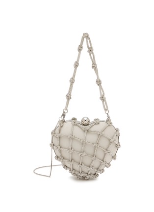 Main View - Click To Enlarge Main View - Click To Enlarge - ROSANTICA - Selene Capri Crystal Embellished Strass Net Clutch