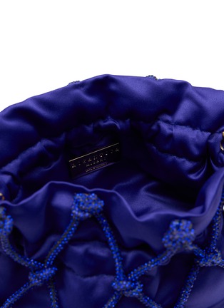 Detail View - Click To Enlarge - ROSANTICA - Selene Capri Crystal Embellished Strass Net Clutch