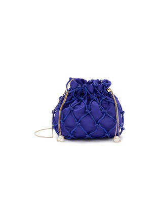 Main View - Click To Enlarge Main View - Click To Enlarge - ROSANTICA - Selene Capri Crystal Embellished Strass Net Clutch