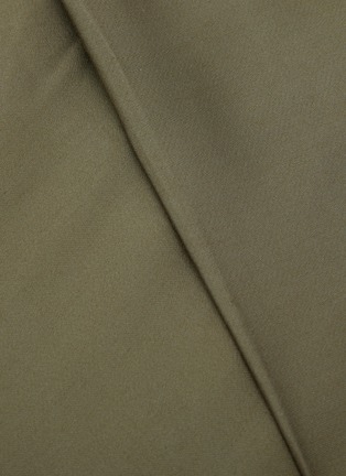 Detail View - Click To Enlarge - NAKEDLAB - Bamboo King Size Fitted Sheet — Khaki Green