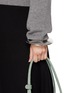 Front View - Click To Enlarge - ALAÏA - Aluminium Blade Bangle Bracelet