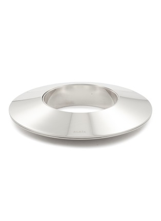 Main View - Click To Enlarge - ALAÏA - Aluminium Blade Bangle Bracelet