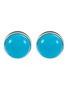 Main View - Click To Enlarge - ALAÏA - Varnish Sphere Brass Turquoise Earrings