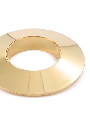 Detail View - Click To Enlarge - ALAÏA - Aluminium Blade Bangle Bracelet