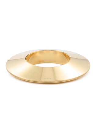 Main View - Click To Enlarge - ALAÏA - Aluminium Blade Bangle Bracelet