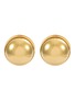 Main View - Click To Enlarge - ALAÏA - Varnish Sphere Brass Earrings