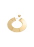 Detail View - Click To Enlarge - ALAÏA - Aluminium Brass Blade Hoop Earrings