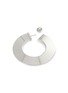 Detail View - Click To Enlarge - ALAÏA - Aluminium Brass Blade Hoop Earrings