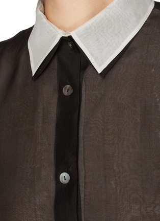  - GIA STUDIOS - Estelle Double Layer Silk Organza Shirt