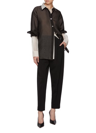 Figure View - Click To Enlarge - GIA STUDIOS - Leila Elasticated Jersey Pants