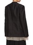 Back View - Click To Enlarge - GIA STUDIOS - Bretha Mesh Hem Jacket