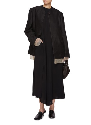 Figure View - Click To Enlarge - GIA STUDIOS - Bretha Mesh Hem Jacket
