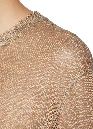  - GIA STUDIOS - Dawn Metallic Mesh Top