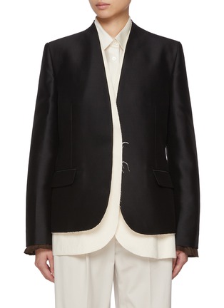 Main View - Click To Enlarge - GIA STUDIOS - Tulip Double Layer Jacket