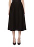 Main View - Click To Enlarge - GIA STUDIOS - Xanthe Raw Hem Midi Skirt