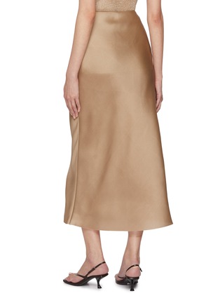 Back View - Click To Enlarge - GIA STUDIOS - Noe Mermaid Silk Midi Skirt