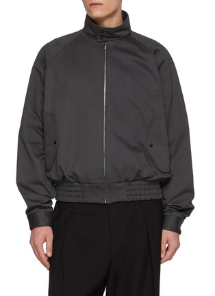 Main View - Click To Enlarge - GOOD PEOPLE GOOD STITCHING GOOD PRODUCT - Zip Up Harrington Jacket