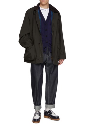 Figure View - Click To Enlarge - GOOD PEOPLE GOOD STITCHING GOOD PRODUCT - Dolman Sleeve Cardigan