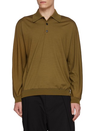 Main View - Click To Enlarge - GOOD PEOPLE GOOD STITCHING GOOD PRODUCT - Dolman Sleeve Polo Shirt