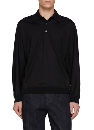 Main View - Click To Enlarge - GOOD PEOPLE GOOD STITCHING GOOD PRODUCT - Dolman Sleeve Polo Shirt