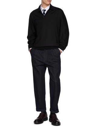 Figure View - Click To Enlarge - GOOD PEOPLE GOOD STITCHING GOOD PRODUCT - Dolman Sleeve Polo Shirt