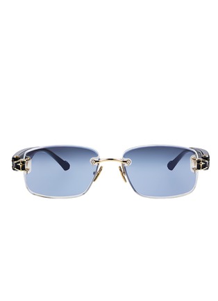 Detail View - Click To Enlarge - CHAMELO - Aura Prismatic™ Lens Smart Glasses — Glossy Black Frame/Calm Lenses