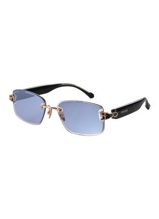 Main View - Click To Enlarge - CHAMELO - Aura Prismatic™ Lens Smart Glasses — Glossy Black Frame/Calm Lenses