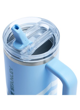 Detail View - Click To Enlarge - STANLEY - The Quencher ProTour Flip Straw Lid Tumbler 30oz — Cornflower Chevron