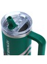 Detail View - Click To Enlarge - STANLEY - The Quencher ProTour Flip Straw Lid Tumbler 30oz — Emerald Chevron
