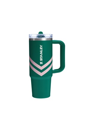 Main View - Click To Enlarge - STANLEY - The Quencher ProTour Flip Straw Lid Tumbler 30oz — Emerald Chevron