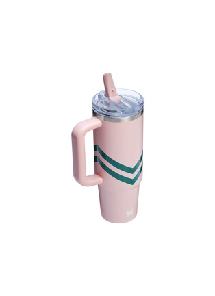 Detail View - Click To Enlarge - STANLEY - The Quencher ProTour Flip Straw Lid Tumbler 30oz — Peach Whip Chevron