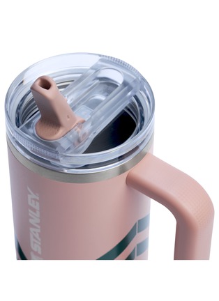 Detail View - Click To Enlarge - STANLEY - The Quencher ProTour Flip Straw Lid Tumbler 30oz — Peach Whip Chevron