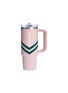 Main View - Click To Enlarge - STANLEY - The Quencher ProTour Flip Straw Lid Tumbler 30oz — Peach Whip Chevron