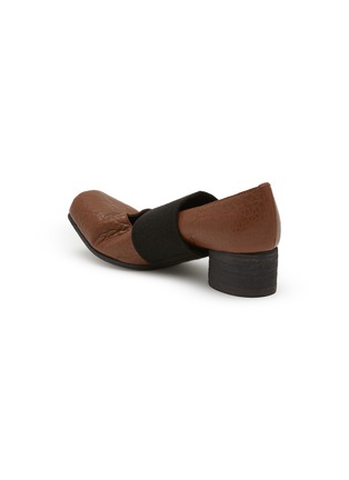  - UMA WANG - 45 Single Elastic Band Leather Ballerina Pumps