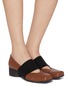 Figure View - Click To Enlarge - UMA WANG - 45 Single Elastic Band Leather Ballerina Pumps