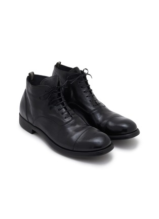 Detail View - Click To Enlarge - OFFICINE CREATIVE - Chronicle 057 Lace Up Leather Boots