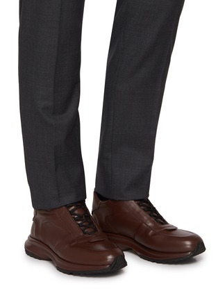 Figure View - Click To Enlarge - OFFICINE CREATIVE - Phase 001 Leather Low Top Men's Sneakers