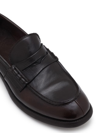 Detail View - Click To Enlarge - OFFICINE CREATIVE - Chronicle 056 Leather Penny Loafers