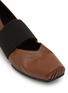 Detail View - Click To Enlarge - UMA WANG - Single Elastic Band Leather Ballerina Flats