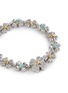Detail View - Click To Enlarge - SSIL - Clover Stone Tennis Rhodium Plated Brass Bracelet