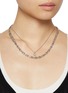 Figure View - Click To Enlarge - SSIL - Lucky Clover Rhodium Plated Silver Cubic Zirconia Necklace