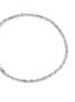 Detail View - Click To Enlarge - SSIL - X Row Chain Rhodium Plated Silver Necklace