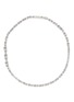 Main View - Click To Enlarge - SSIL - X Row Chain Rhodium Plated Silver Necklace